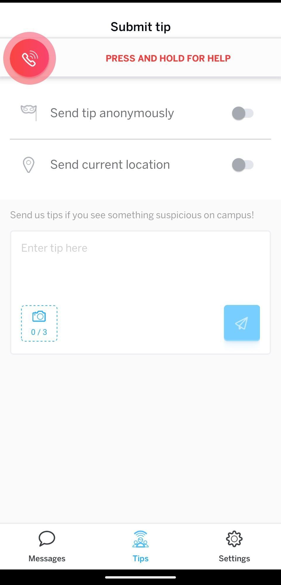 Omnilert Submit Tip